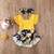 ROMPER SAIA - LARANJA - Bení Ben Boutique Infantil