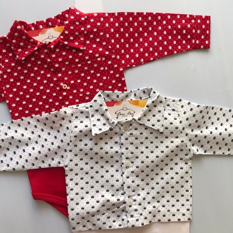 BODY CAMISA MANGA LONGA - PRÍNCIPE