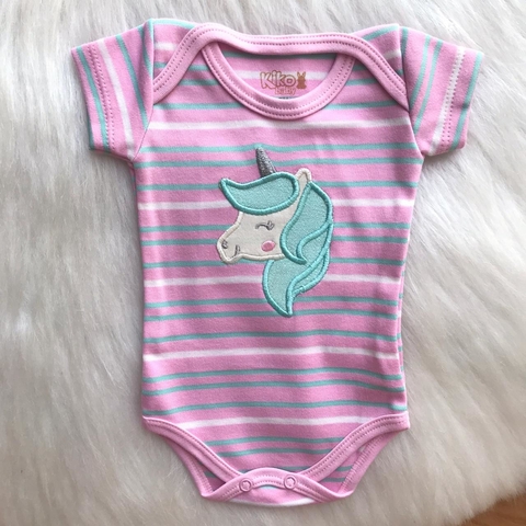 BODY BEBÊ MANGA CURTA - UNICÓRNIO - KIKO BABY - 6267