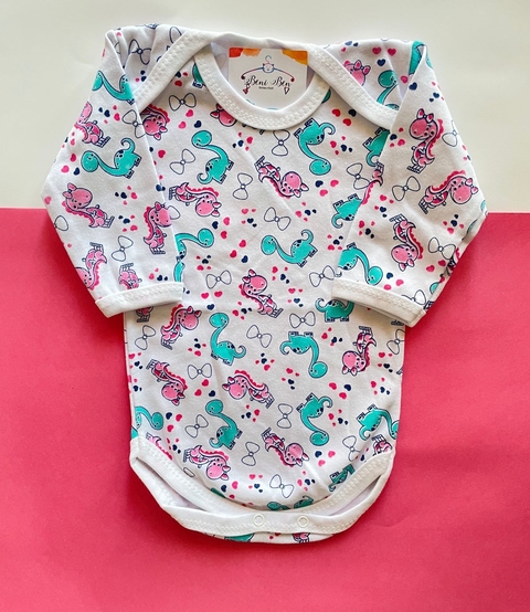 BODY MANGA LONGA - DINO BABY