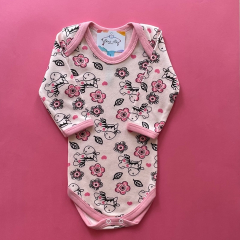 BODY MANGA LONGA - ZEBRINHA