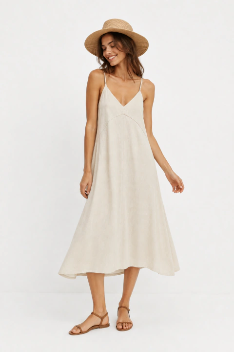 VESTIDO SARA CRUDO