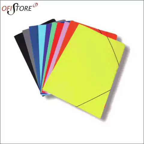 Carpetas 3 Solapas con elastico de color x unid. (491)