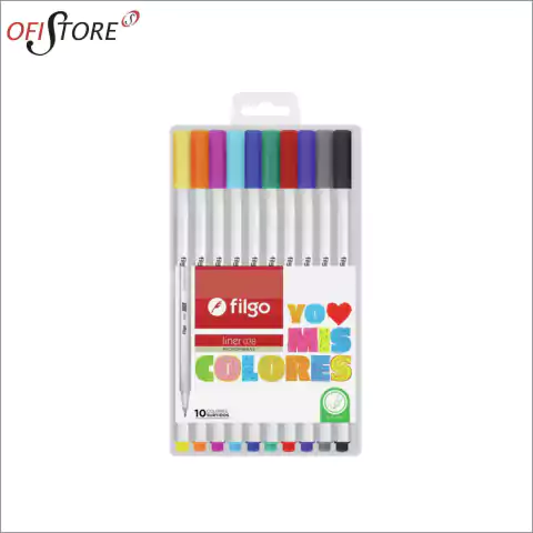 Microfibra Filgo 038 extra fina 0.4mm x 10 unidades (8352)