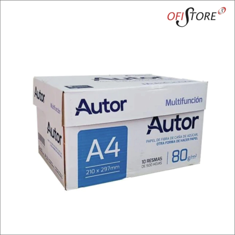 Resma A4 Autor 80 Grs X Caja (1396)