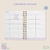 FERA AGENDA A5 SEMANAL 2025 "Folk" (15330) - tienda online