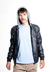 Campera Hombre Pu capucha Oasis Marino