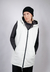 Chaleco largo Nube Beige-Negro