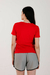 Remera Mujer Lisa Imp Rojo - LANGOSTA