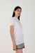Remera Cuadros Blanco