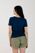 Remera Mujer Lisa Imp Marino - LANGOSTA