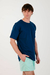 Remera Hombre Lisa Imp Marino