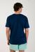 Remera Hombre Lisa Imp Marino en internet