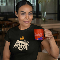 Baby Look Mulher Preta - comprar online