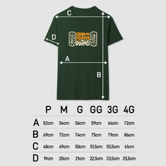 Camisa "Quem me Protege não Dorme" verde - loja online