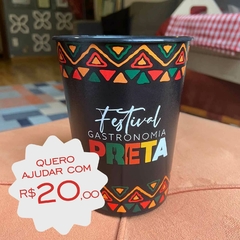 Copo Eco Label do Festival Gastronomia Preta