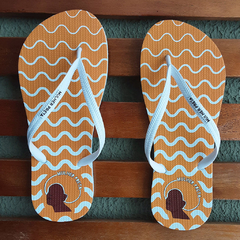 Chinelo fem Ondas Mulher Preta