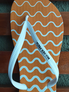 Chinelo fem Ondas Mulher Preta - comprar online