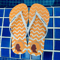 Chinelo fem Ondas Mulher Preta - Soul Negão e Mulher Preta 