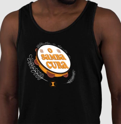 REGATA "O SAMBA CURA" PRETA