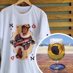 Camisa Felicidade Real + taça Bock 100% Negão