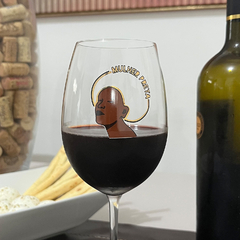 Taça de vinho tinto Mulher Preta - comprar online