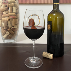Taça de vinho tinto Mulher Preta na internet
