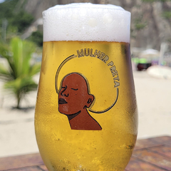 Taça Nevada de cristal Mulher Preta - comprar online