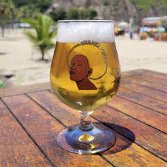 Taça de cristal Bock Mulher Preta