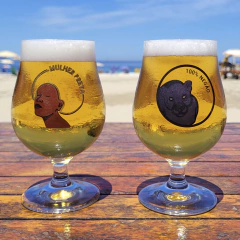 Taça de cristal Bock Mulher Preta
