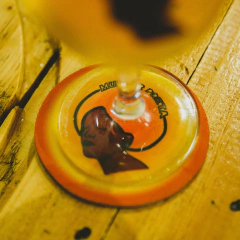 Taça de cristal Bock Mulher Preta