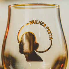 Taça de cristal Bock Mulher Preta