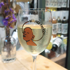 Taça de vinho branco Mulher Preta - comprar online