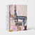 Agenda - Floral Menina Mulher com Notebook - Personalizada