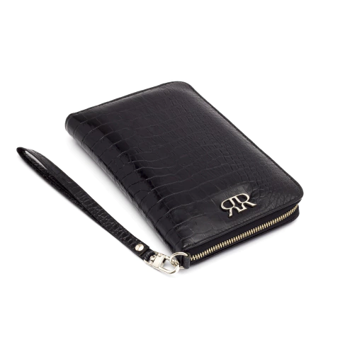 Porta pasaporte/documentos Ginevra Negro