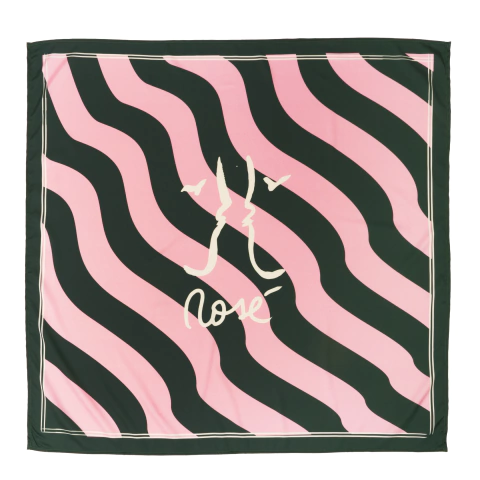 Pañuelo Kiss Verde + Rosa