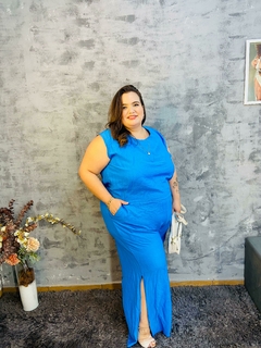 Macacão Helena Azul - comprar online