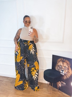 Calça Pantalona Zoe Estampada