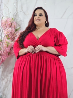 Vestido Lídia Vermelho na internet