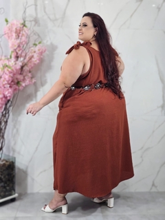 Vestido Renata Marrom - Baruque