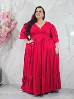 Vestido Lídia Vermelho - comprar online