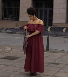 Vestido Hadassa Marsala - loja online