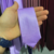Gravata Slim Lavanda Textura Listrada #HD1376 - comprar online