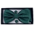 Kit de Luxo com Gravata Borboleta Verde Musgo + Lenço + Abotoadura #HD1438 - comprar online