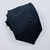 Gravata Preta Semi Slim Textura Listrada #HD628 - Gravatas JL