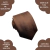 Gravata Marrom Mocha Mousse Semi Slim Textura Listrada #HD903 - Gravatas JL