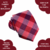 Gravata Xadrez Semi Slim Vinho #SR1389 - Gravatas JL