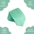 Gravata Verde Menta Slim Textura Listrada #HD1153 - Gravatas JL