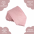 Gravata Rosê Semi Slim Textura Quadriculada #HD1361 - Gravatas JL