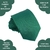 Gravata Verde esmeralda Semi Slim Textura Quadriculada #HD699 - Gravatas JL